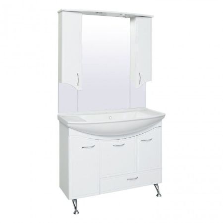 Тумба под раковину Runo Севилья 105 4620750021771 Белая