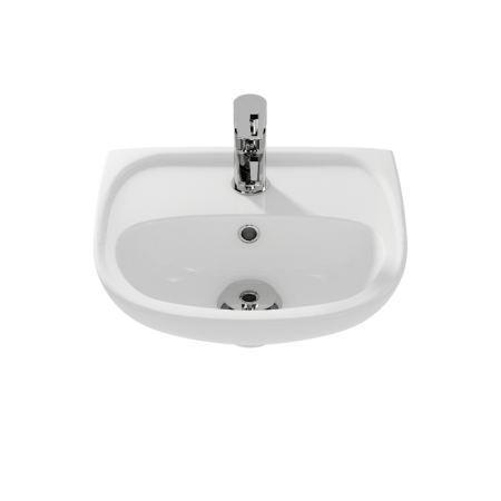 Раковина подвесная MITO MARKET 40 1 отв. (S-UM-MIM40/1-w), артикул S-UM-MIM40/1-w