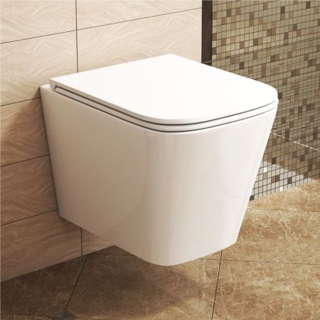 Унитаз подвесной безободковый OWL Vatter Ruta-H mini (Slim) с сиденьем DP микролифт