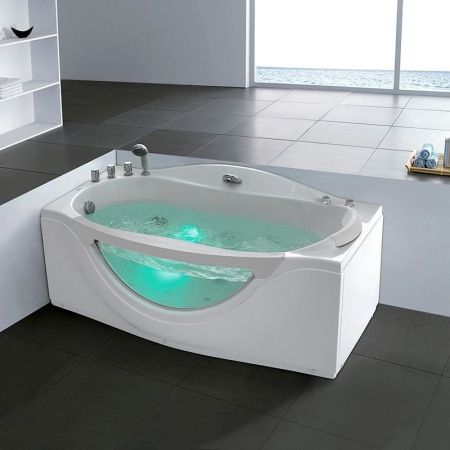 Акриловая ванна Gemy G9072 B 171х92 L с гидромассажем, артикул G9072BL