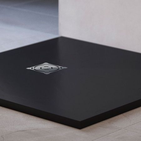 Душевой поддон квадратный RGW ST-B Черный, артикул 16152075-04