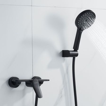 Смеситель для душа Shevanik S4716H, черный