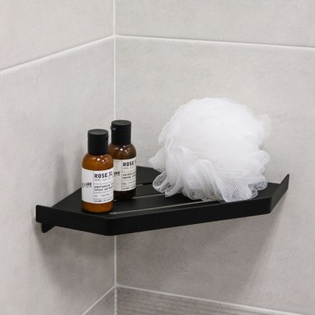 Полка металличеcкая угловая FIXSEN HI-TECH FX-841B, черный, артикул FX-841B