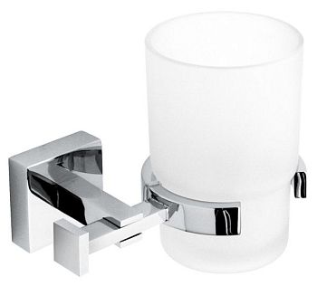 Стакан для зубных щеток QU002, цвет хром