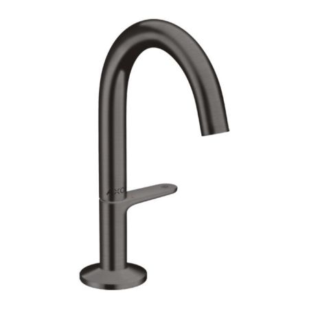 AX One Смеситель для раковины Sel 140, p-open, цвет шлифованный черный хром, артикул 48010340