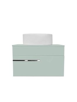 Тумба Runo Вудлайн 65 подвесная оливковая под накладной умывальник (00-00004897)