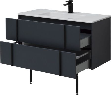 Тумба под раковину Allen Brau Reality 100 1.32007.AM антрацит матовый, артикул 1.32007.AM