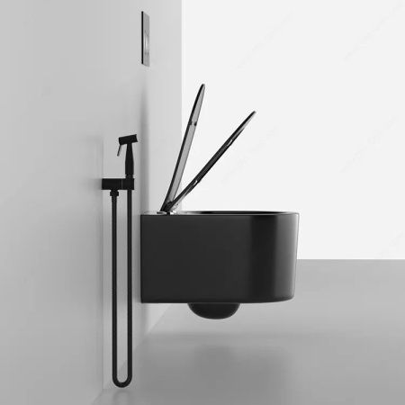 Унитаз TANARO Aria MB подвесной,матовый черный Cerutti SPA CT9238 Унитаз TANARO Aria MB подвесной,матовый черный Cerutti SPA CT9238
