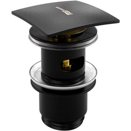 Донный клапан WasserKRAFT Abens A164 Черный матовый, артикул A164