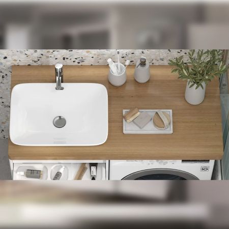 Столешница Velvex Klaufs 120 левая, дуб французский, артикул st.KLA.120.L дуб французский