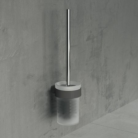 NOVELLINI EDGE Ершик для унитаза, цвет черный матовый, артикул R90AGEPS-H