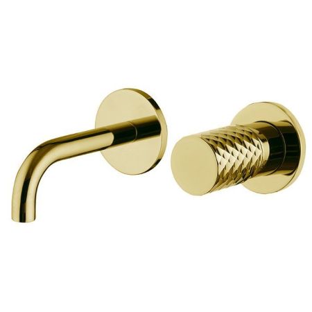 Fima Carlo Frattini Spillo Tech Cмеситель для раковины, встраиваемый, излив: 12.2см., цвет: золото, артикул F3051TWSX9XOR