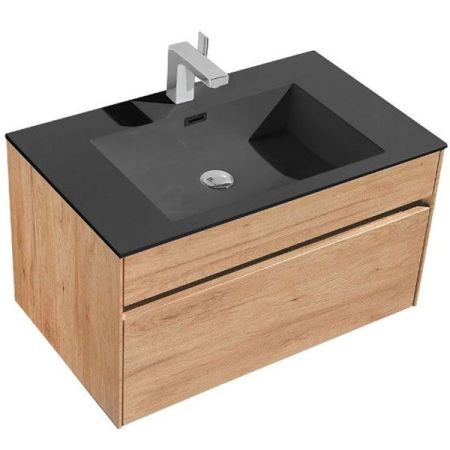 Тумба под раковину Vincea Chiara VMC-1C800YO подвесная Y.Oak, артикул VMC-1C800YO