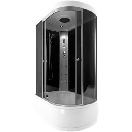 Душевая кабина Arcus AS-109 80x120 L профиль Хром стекла Серые тонированные