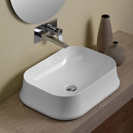 SIMAS Sharp раковина  накладная,  60х42см, без отв. под смеситель, артикул SH08bi*0