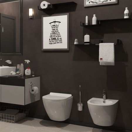 Биде Timo Kulo TK-404 подвесное Белое, артикул TK-404