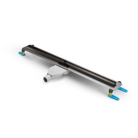 Душевой трап NEW TRENDY GUNMETAL BRUSHED 100 см OL-0095 (оружейная сталь), артикул OL-0095