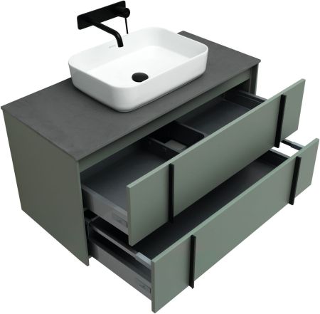 Тумба под раковину Allen Brau Reality 100 1.32007.CGM олива матовый, артикул 1.32007.CGM