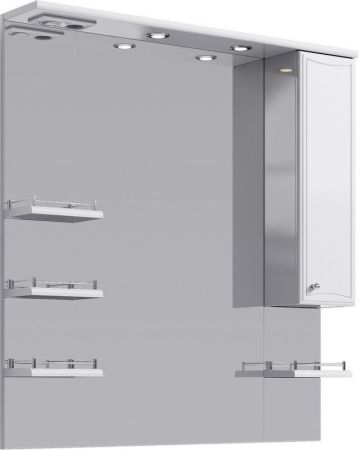 Зеркало AQWELLA BARCELONA Ba.02.10 (108*100) (подсветка, прямоугольное, белый), шт, артикул Ba.02.10