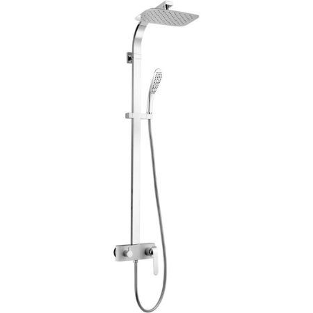 Душевая система Lemark Melange LM4960CW Хром Белый, артикул LM4960CW