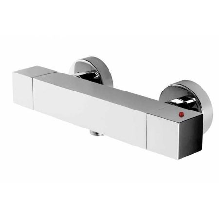 Bossini Cube Tермостат для душа, наружный, 1 выход  1/2', цвет: хром, артикул Z004103.030