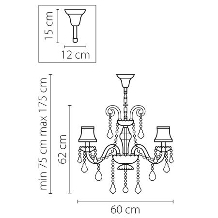 Люстра подвесная Nativo Lightstar Premium 715067, артикул 715067