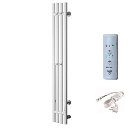 Полотенцесушитель электрический (нестандартная) Тругор Пэк сп Вектор 120х15 см, белый, артикул ПэкспВектор120*15белВГП