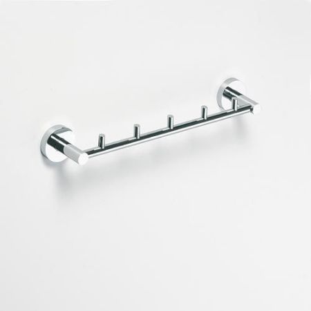Держатель OMEGA с крючками  415*55*70мм хром, артикул 104105112