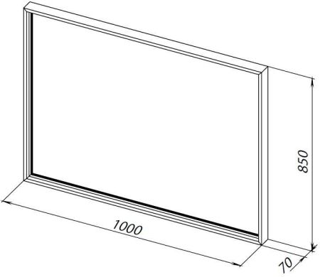 Зеркало Allen Brau Liberty 100 1.330016.60 медь браш, артикул 1.330016.60