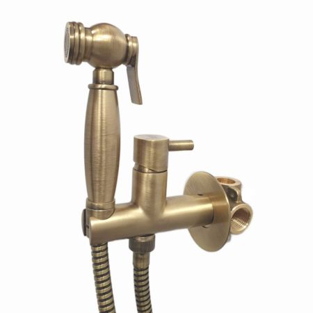 Гигиенический душ со смесителем Webert Elio EL870302065, бронза, артикул EL870302065