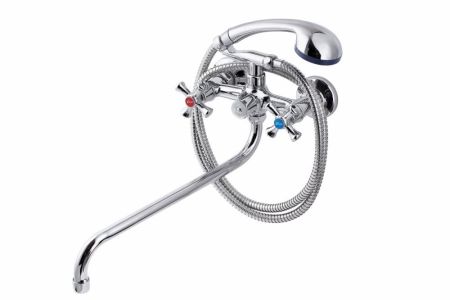 Смеситель для ванны с душем FAUZT FZs-511-07 тип См-ВУДРНШлА, артикул FZs-511-07