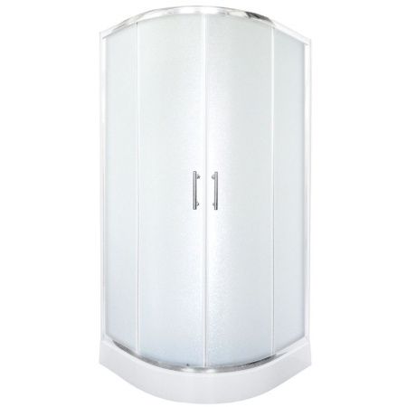 Душевой уголок Rush Disco DI-R29090 Хром стекла матовые
