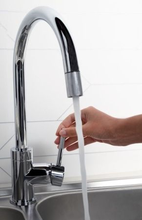 E23309-CP смеситель для кухни EDGAR выдвижный излив (хром), артикул E23309-CP