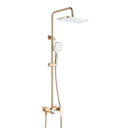Душевая система Shevanik S4036G, золотой сатин