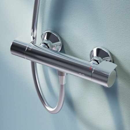 F85A40000 X-Joy, смеситель д/душа с ТМС, хром, артикул F85A40000