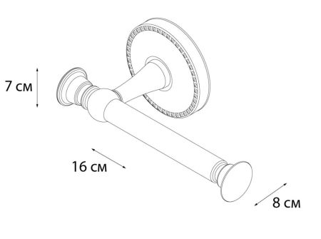 Держатель для запасного рулона FIXSEN ADELE (FX-55010A), артикул FX-55010A