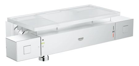 Термостатический смеситель для душа GROHE Grohtherm Cube с полочкой, хром (34491000) Термостатический смеситель для душа GROHE Grohtherm Cube с полочкой, хром (34491000)