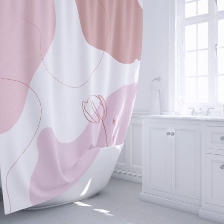 Штора для ванной комнаты FIXSEN DESIGN FX-2514, бежевый, артикул FX-2514