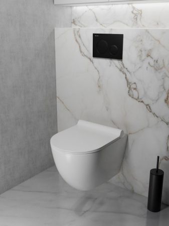 Клавиша смыва Knotlor BIS102BL, черный, артикул BIS102BL