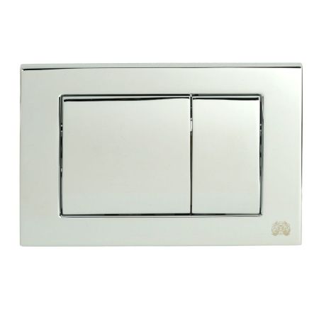 METAL DUAL Клавиша двойная универсальная h163x243 мм.(металл), хром, артикул 20462