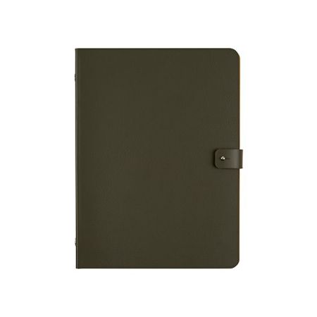 ADJ Блокнот А5, 16,5x25 см., цвет: оливковый/горчичный, артикул 1625.55/40