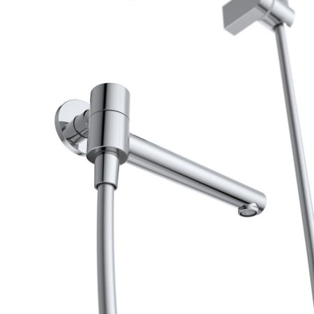 MARINO Душевой комплект встраиваемый с изливом (смеситель встраиваемый, верхний душ, ручной душ со шлангом, штуцер с держателем),хром MARINO-VDSET-CRM, артикул MARINO-VDSET-CRM