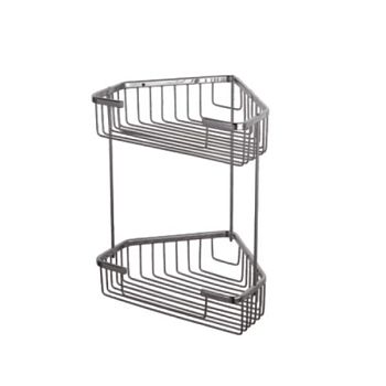 Полка металлическая угловая Haiba HB335-1, хром