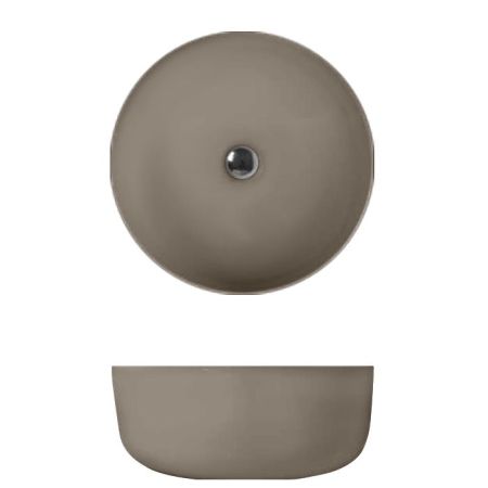 Kerasan Nolita Раковина чаша d 40 h 15см,, без отв под смеситель, цвет Nocciola