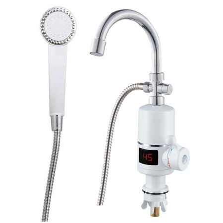 Проточный кран-водонагреватель FASHUN A560, хром