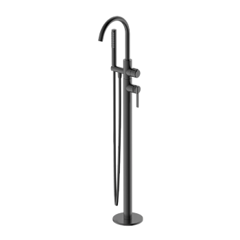 Напольный смеситель для ванны с душем DQ Bonn графит (DA1706006)