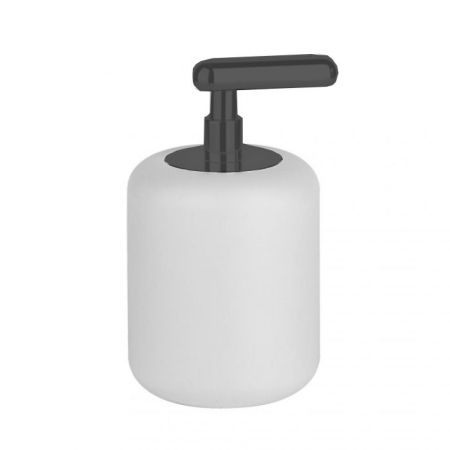 Gessi Goccia Дозатор для жидкого мыла настольный, цвет: черный/белый, артикул 38037#099