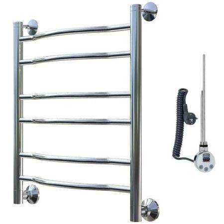 Электрический полотенцесушитель Тругор Лотос 3 элТЭН 60x50 Хром, артикул Лотос3/элТЭН6050