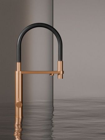 Смеситель для кухни с подключением фильтра Knotlor SS-15/RB, бронза, артикул SS-15/RB