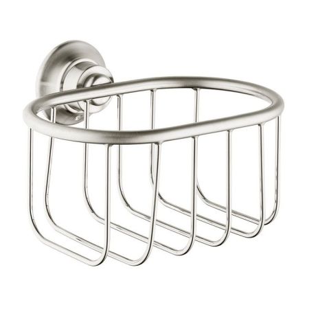 AX Montreux Мыльница-короб, подвесная, материал: ​металл, цвет: шлифованный никель, артикул 42065820